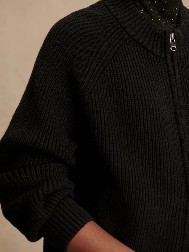 Milo Zip Through Knit Jacket