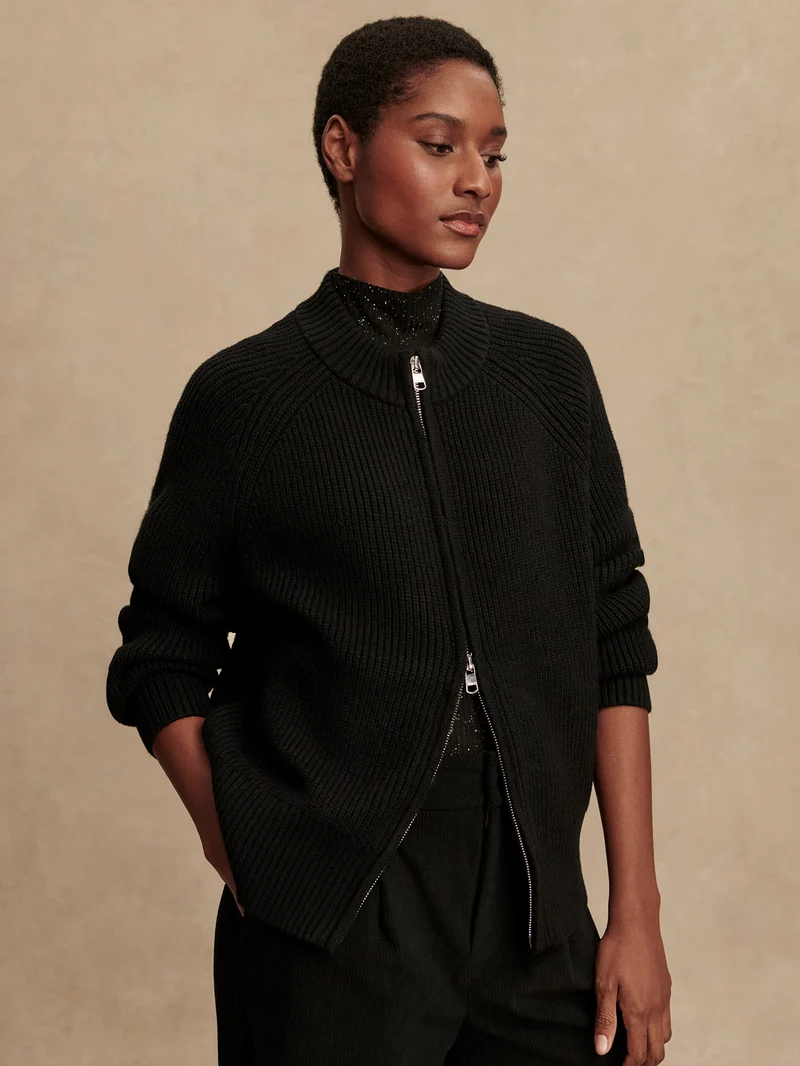 Milo Zip Through Knit Jacket