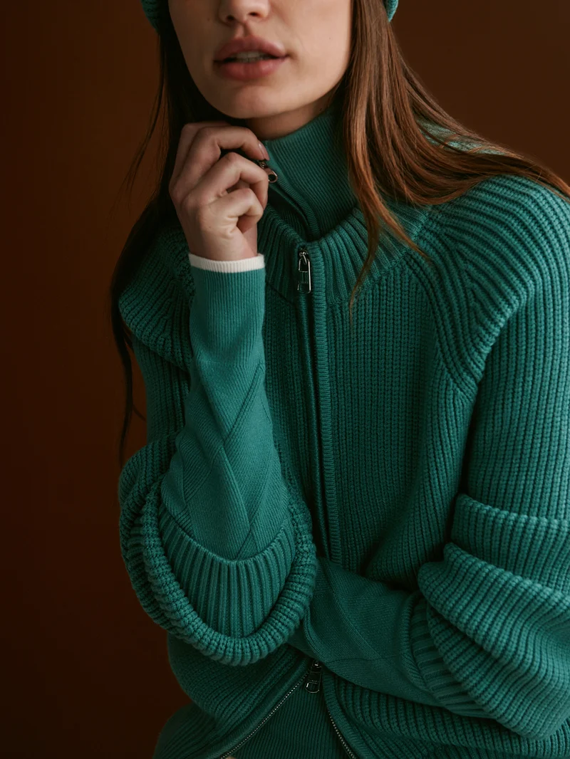 Milo Zip Through Knit Jacket
