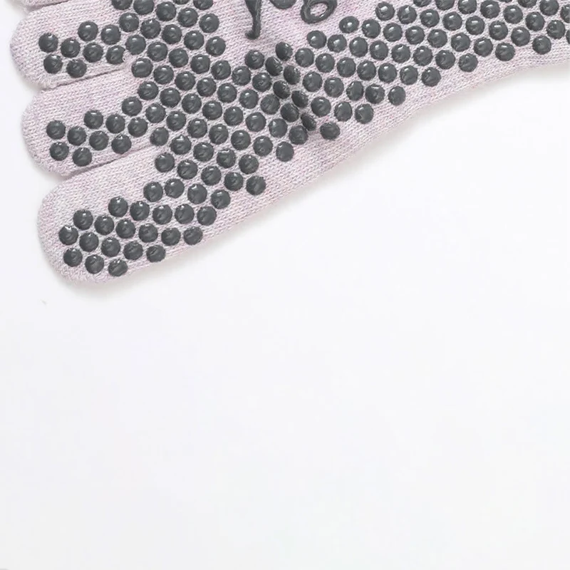 Olivenorma Multi-Sport Fünf-Zehen-Socken mit rutschfester Oberfläche und offener Seite, Damen-Yoga-Socken