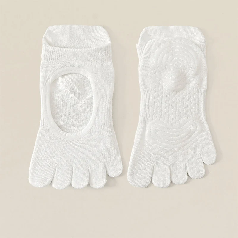 Olivenorma Professionelle Anti-Rutsch-Fünf-Zehen-Socken für Pilates & Seilspringen Damen-Yoga-Socken