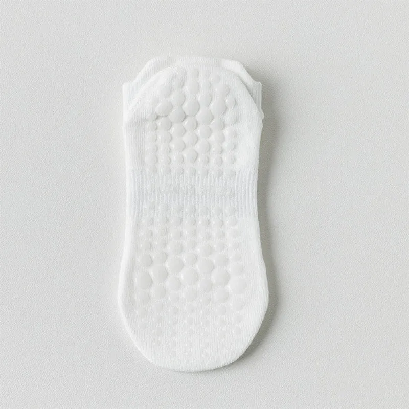 Olivenorma Socken mit durchgehender, rutschfester Sohle für Indoor-Fitness und Yoga – Damensocken