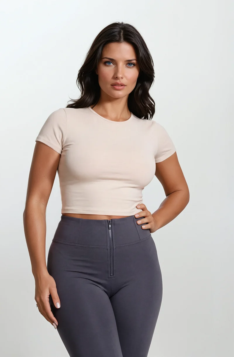 WR.UP Push-Up Super High Waist Skinny Pants - Pewter Gray