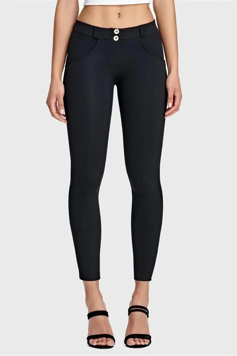 WR.UP Push-Up Regular Waist Skinny 7/8 Sculpt Tech Leggings - Black