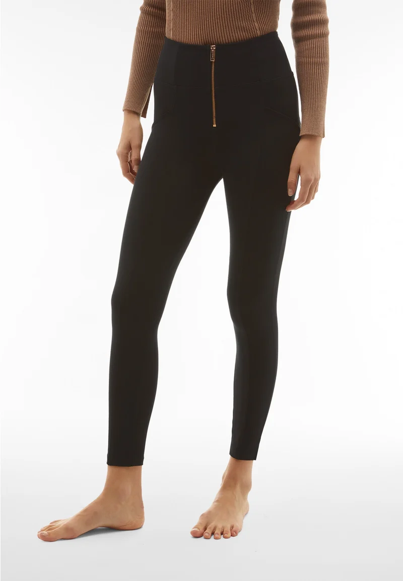 WR.UP Push-Up High Waist Skinny 7/8 Pant With Front Seam - Black