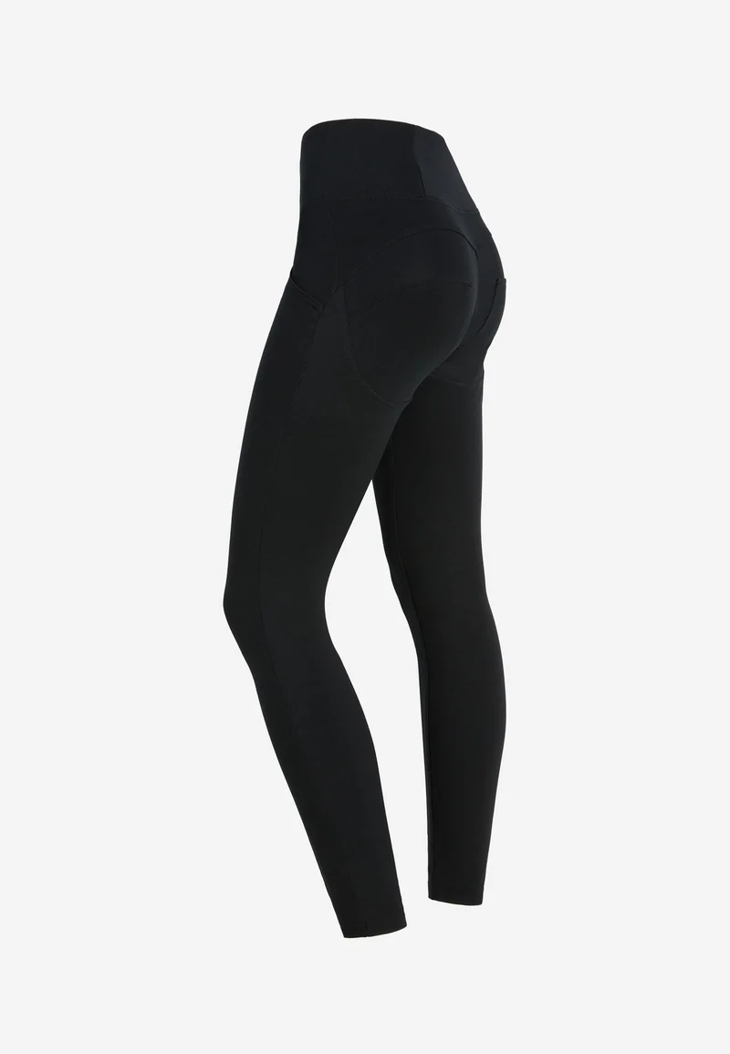 WR.UP Push-Up High Waist Skinny 7/8 Pant With Front Seam - Black