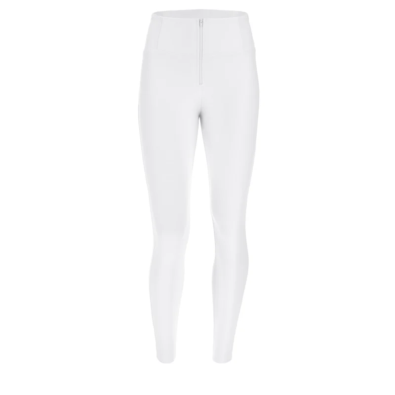 WR.UP Push-Up High Waist Skinny 7/8 Vegan Leather Pant - White