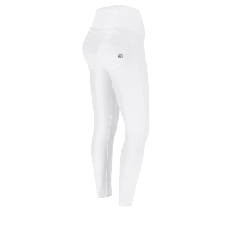 WR.UP Push-Up High Waist Skinny 7/8 Vegan Leather Pant - White