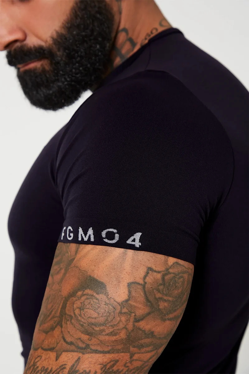 T-Shirt Uomo Manica Corta Nero
