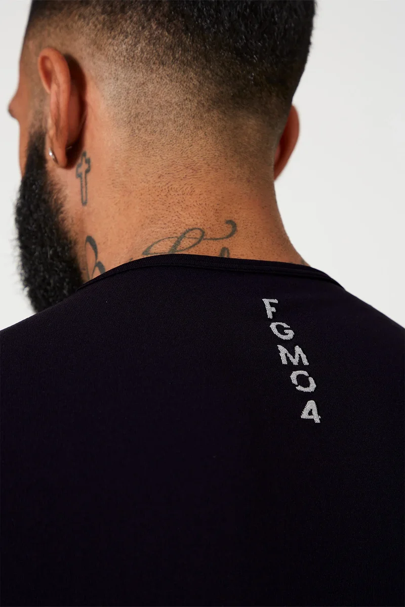 T-Shirt Uomo Manica Corta Nero