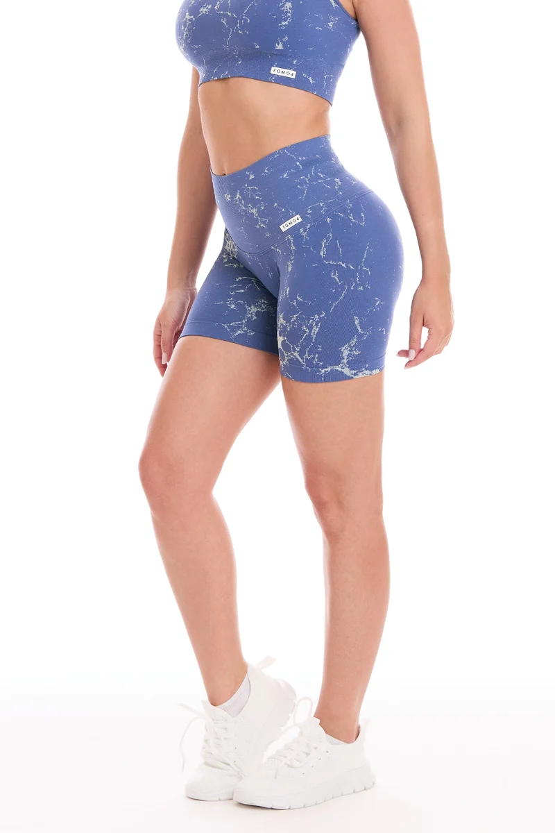 Shorts Push Up Marmo Blu Avio