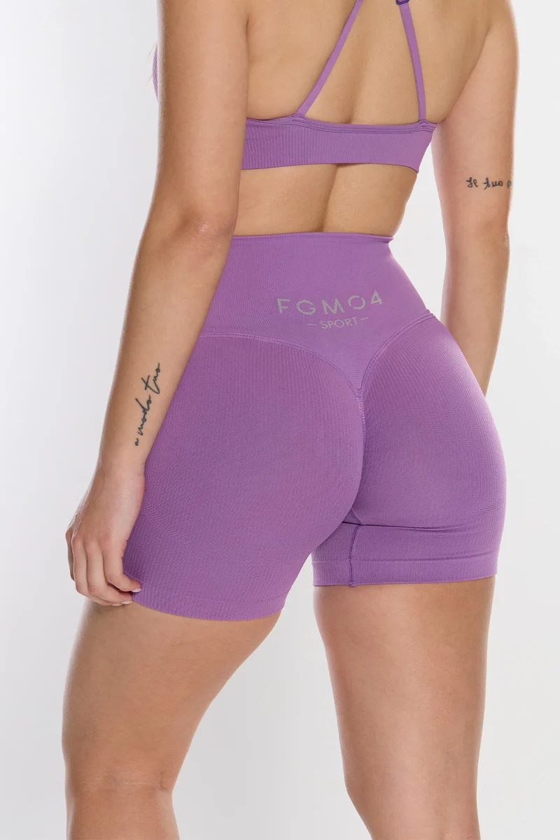 Shorts Push Up Calipso Violetto Costine