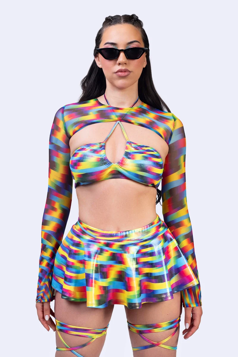 Manual Override 2-Piece Halter Top