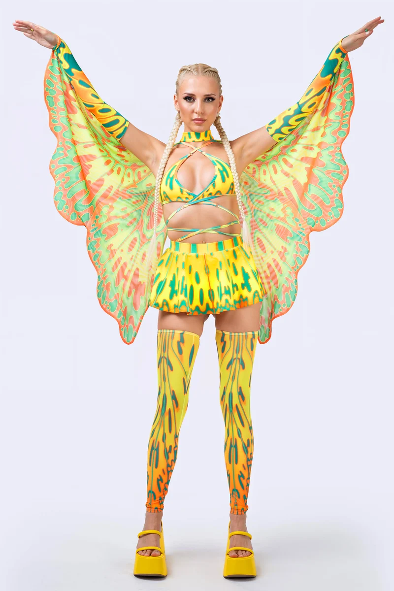 Mango On Top Winged Set