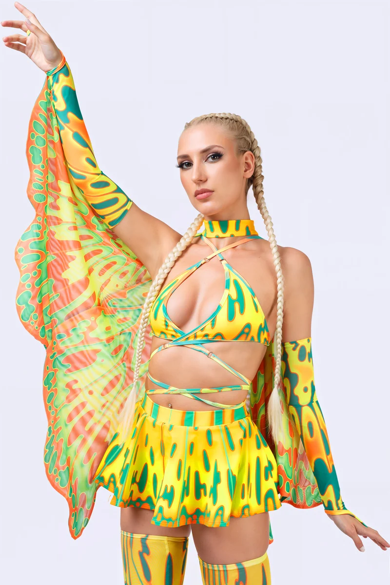Mango On Top Winged Set
