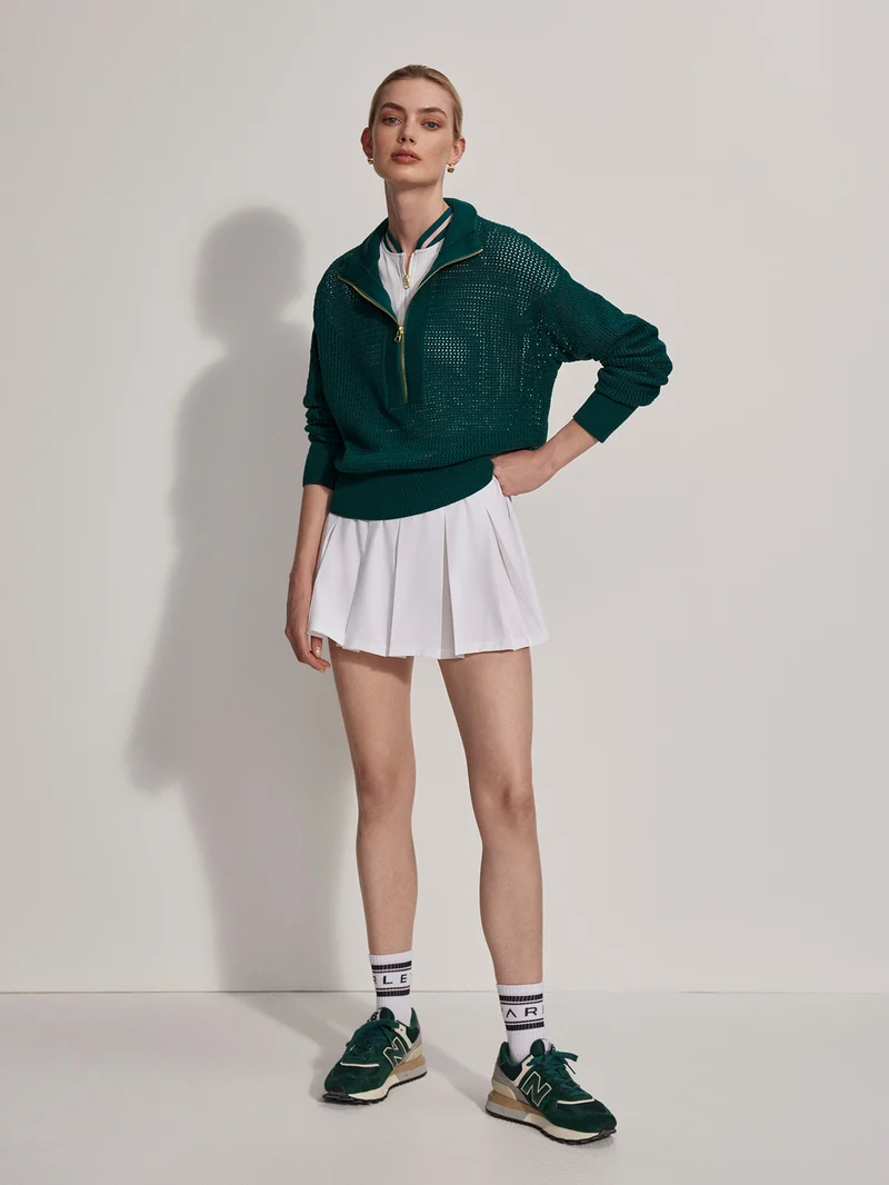 Aurora Half Zip Knit
