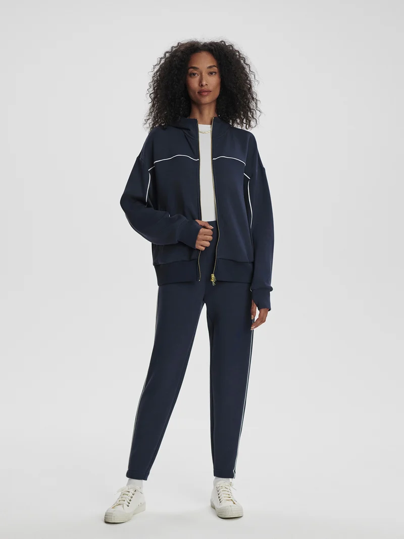Gia Zip Through Hooded Sweat