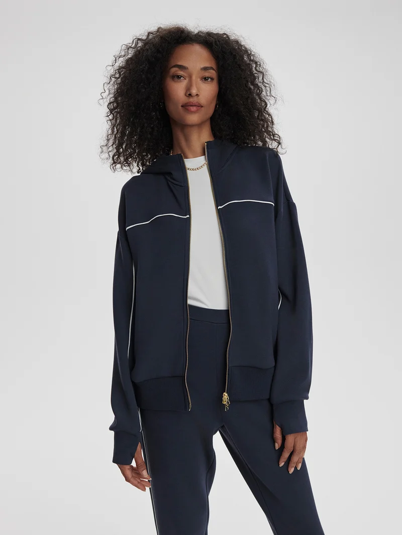 Gia Zip Through Hooded Sweat