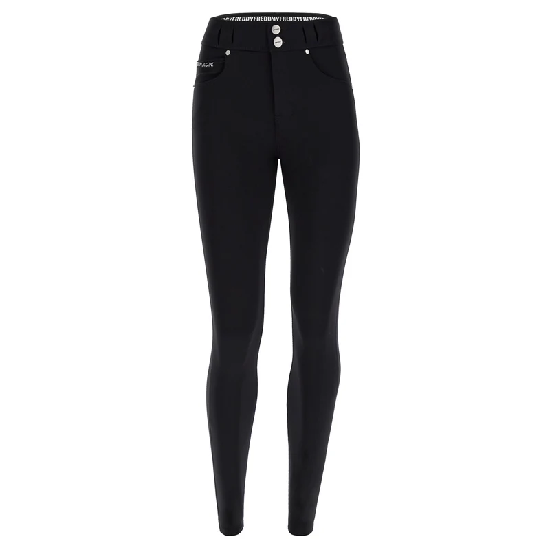 N.O.W. Comfort Mid Waist Skinny Sculpt Tech Leggings - Black