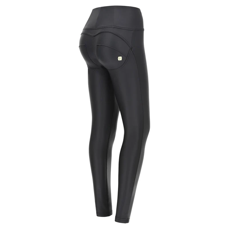 WR.UP Push-Up High Waist Skinny Vegan Leather Pant - Black