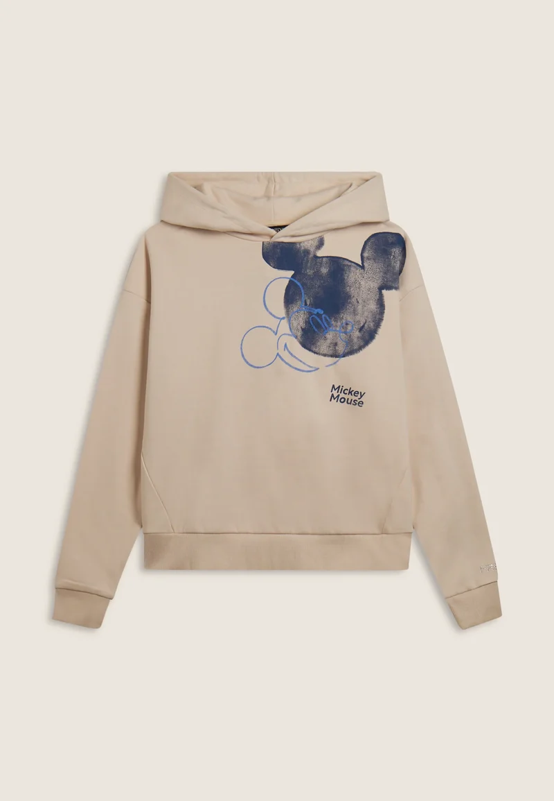 Women's hoodie with Mickey Mouse print
