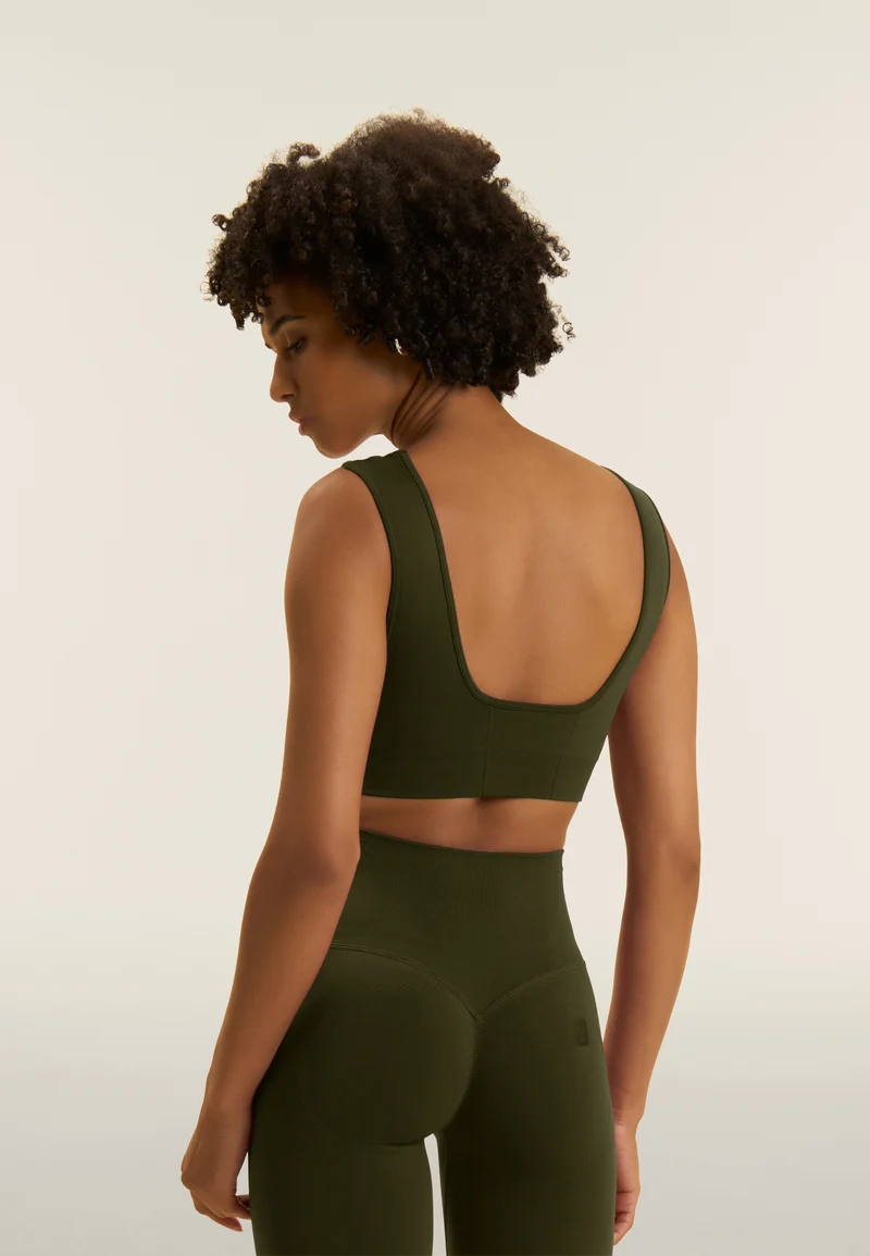 Seamless Sport Top - Cypress Green