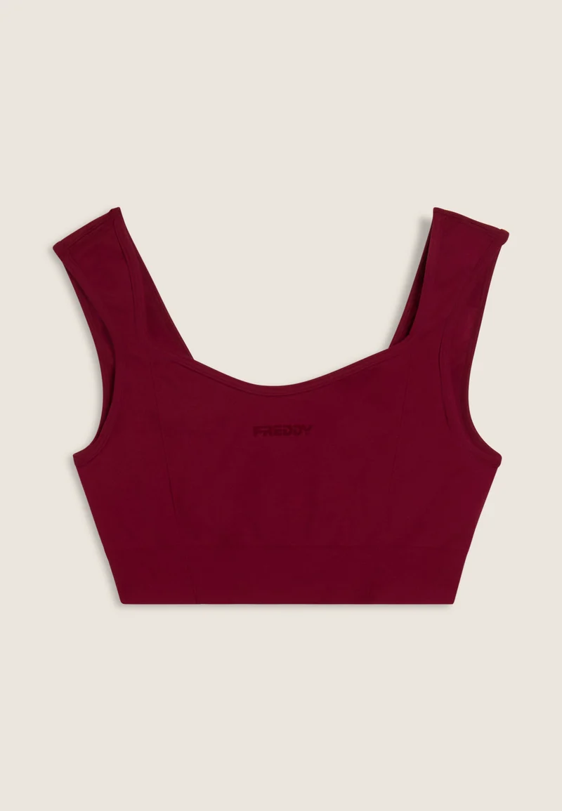 Seamless Sport Top Light Support Sweetheart - Rumba Red