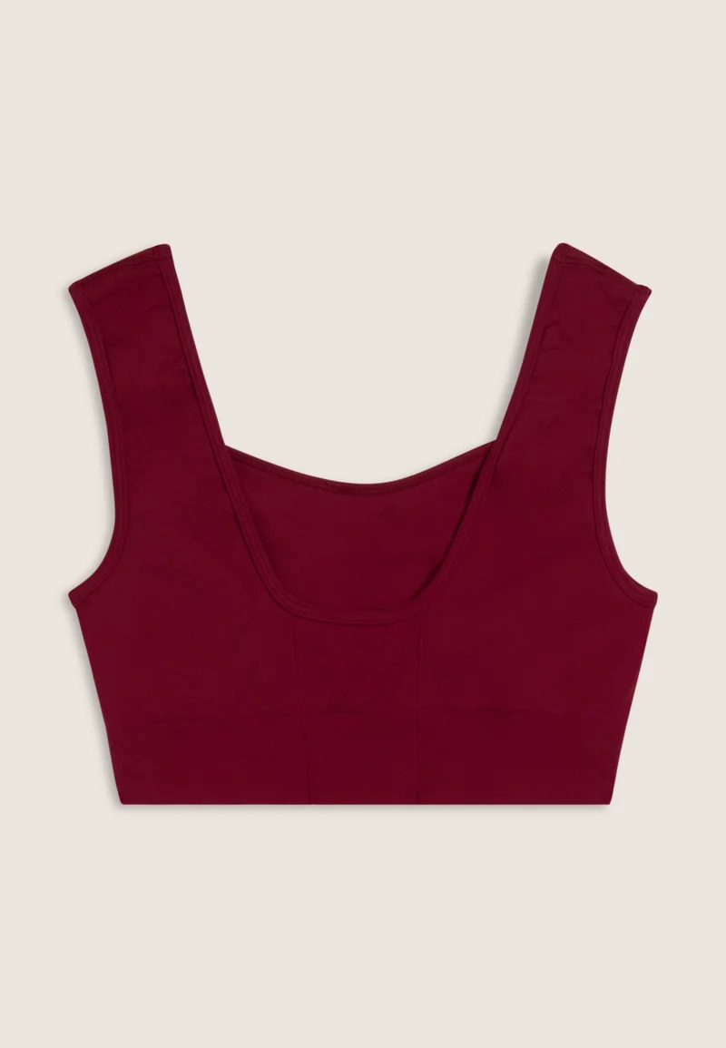 Seamless Sport Top Light Support Sweetheart - Rumba Red