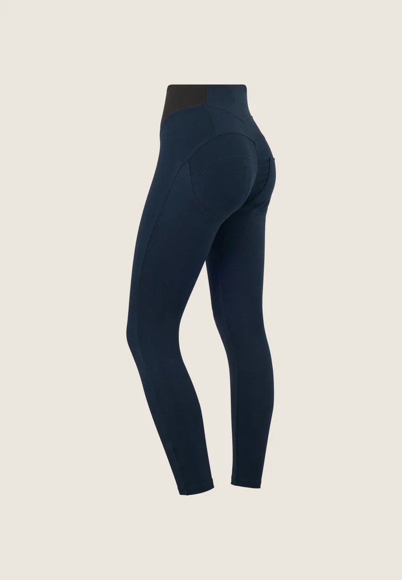 WR.UP Push-Up High Waist Skinny 7/8 Pant With Elastic Waist Band Inlay - Dark Sapphire Blue