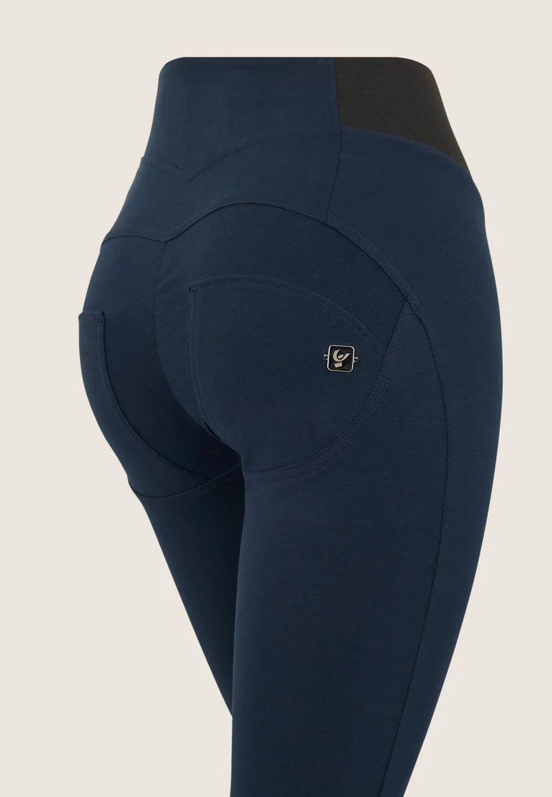 WR.UP Push-Up High Waist Skinny 7/8 Pant With Elastic Waist Band Inlay - Dark Sapphire Blue