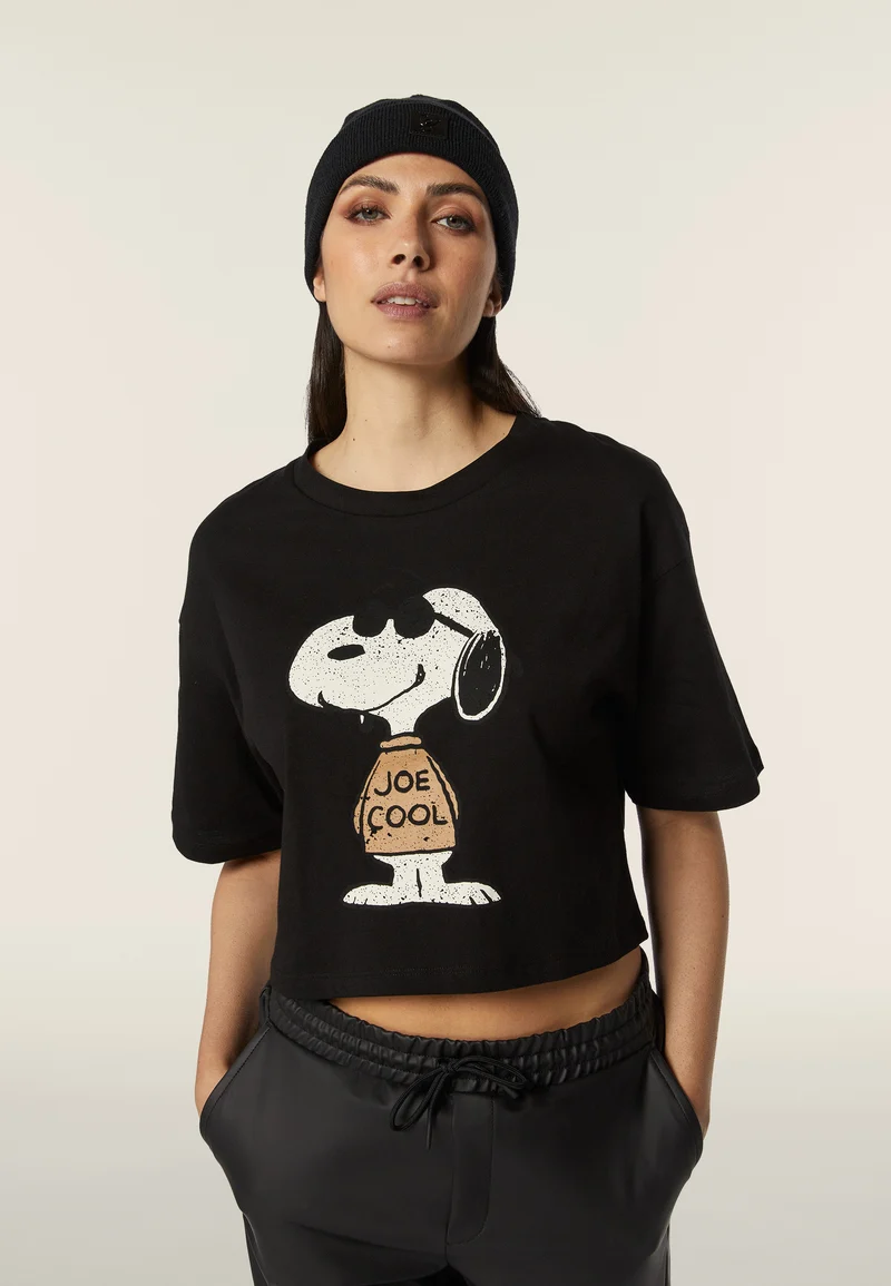 Freddy x Snoopy Cropped T-Shirt
