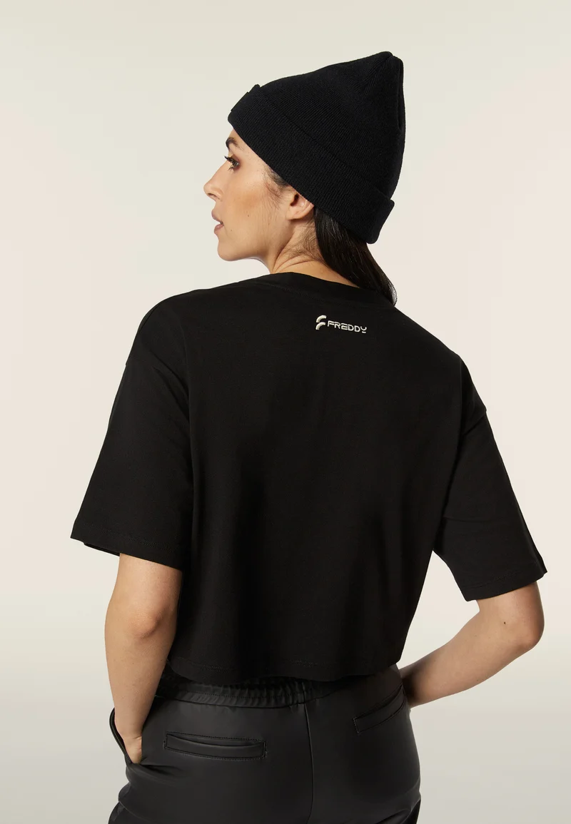 Freddy x Snoopy Cropped T-Shirt