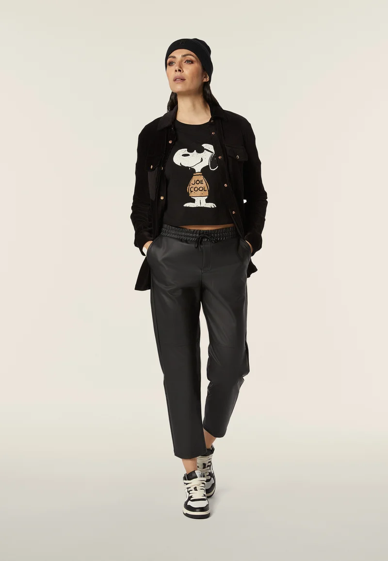 Freddy x Snoopy Cropped T-Shirt