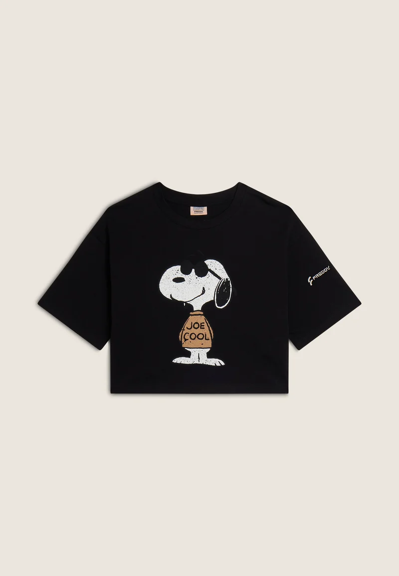 Freddy x Snoopy Cropped T-Shirt