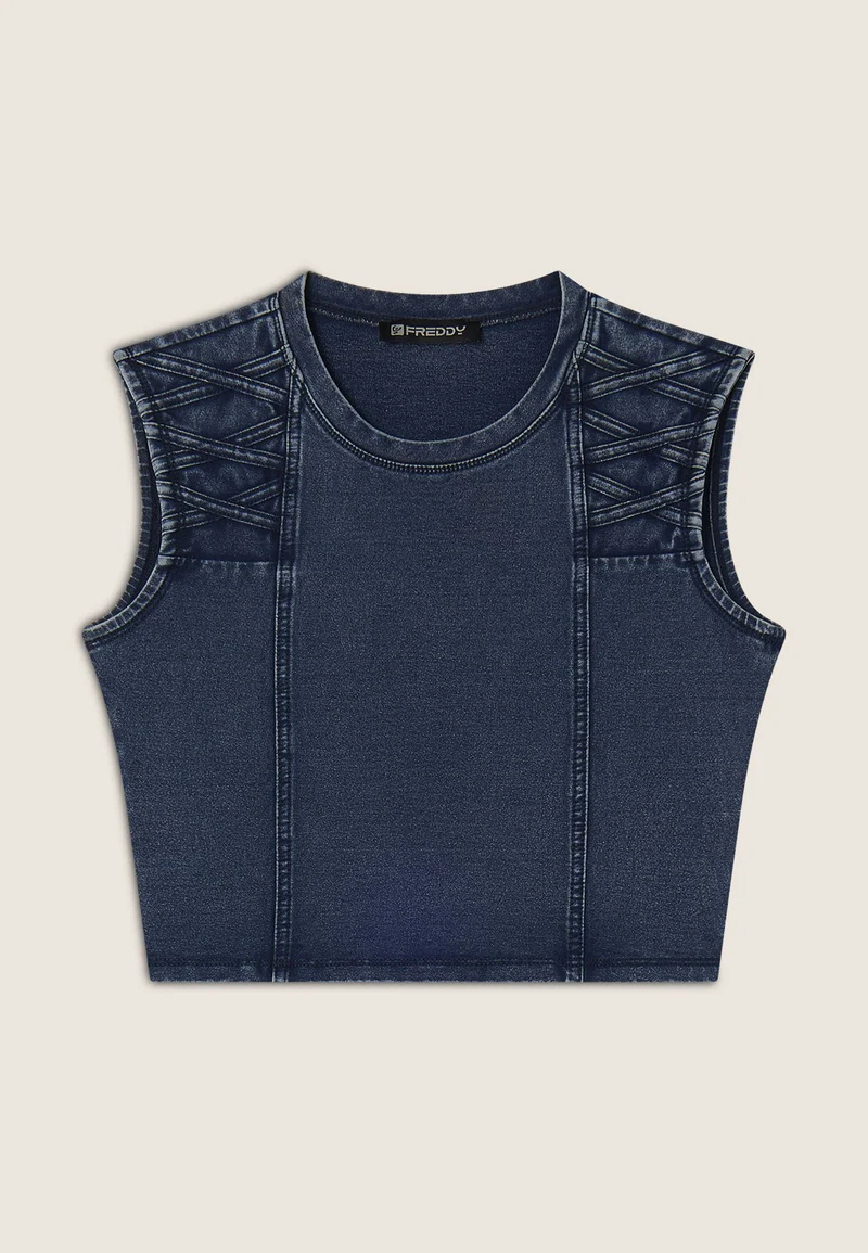 Top - Skyline Med. Blue