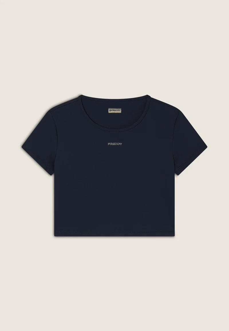 Crop Top - Dark Sapphire Blue