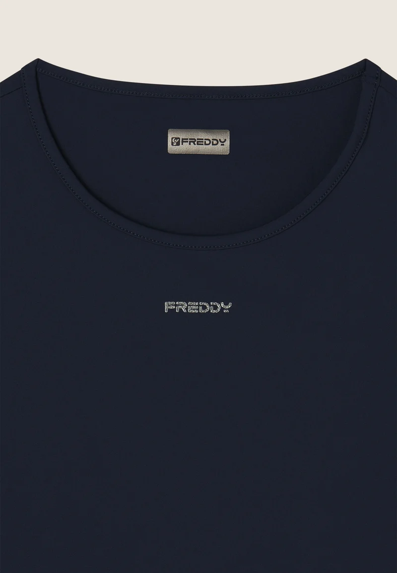 Crop Top - Dark Sapphire Blue
