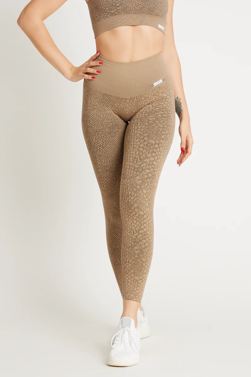 Leggings Push Up Jungle Pitone Roccia