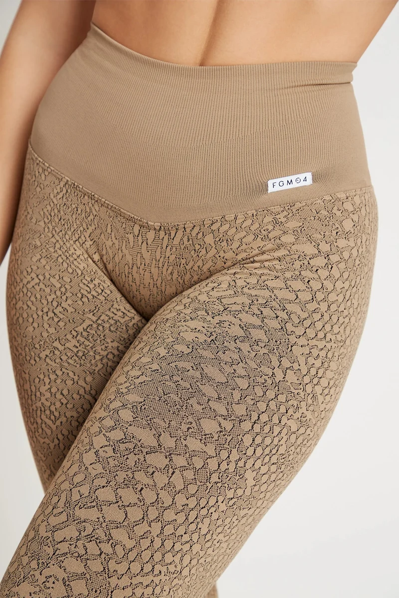 Leggings Push Up Jungle Pitone Roccia