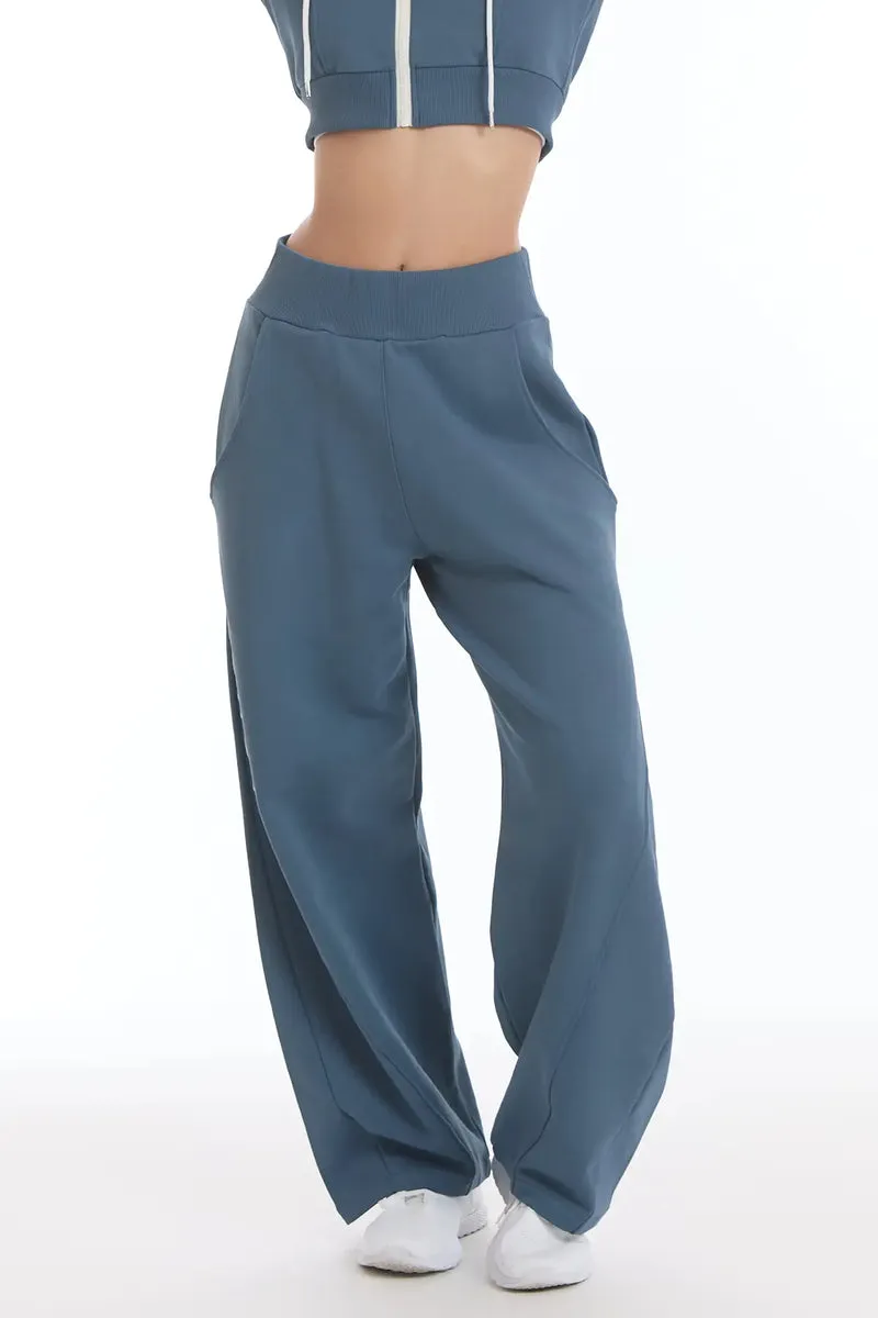 Pantalone Donna Baggy Ikonic Blu Stellare