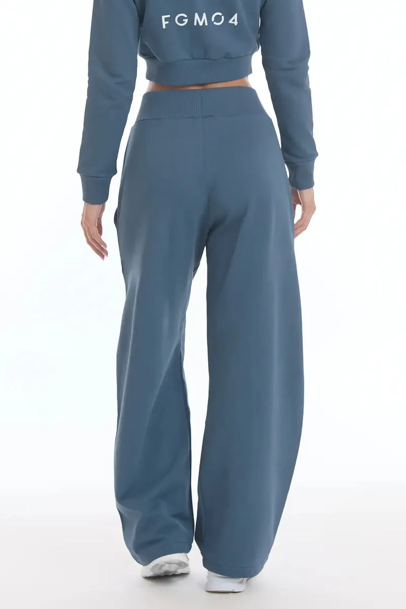 Pantalone Donna Baggy Ikonic Blu Stellare
