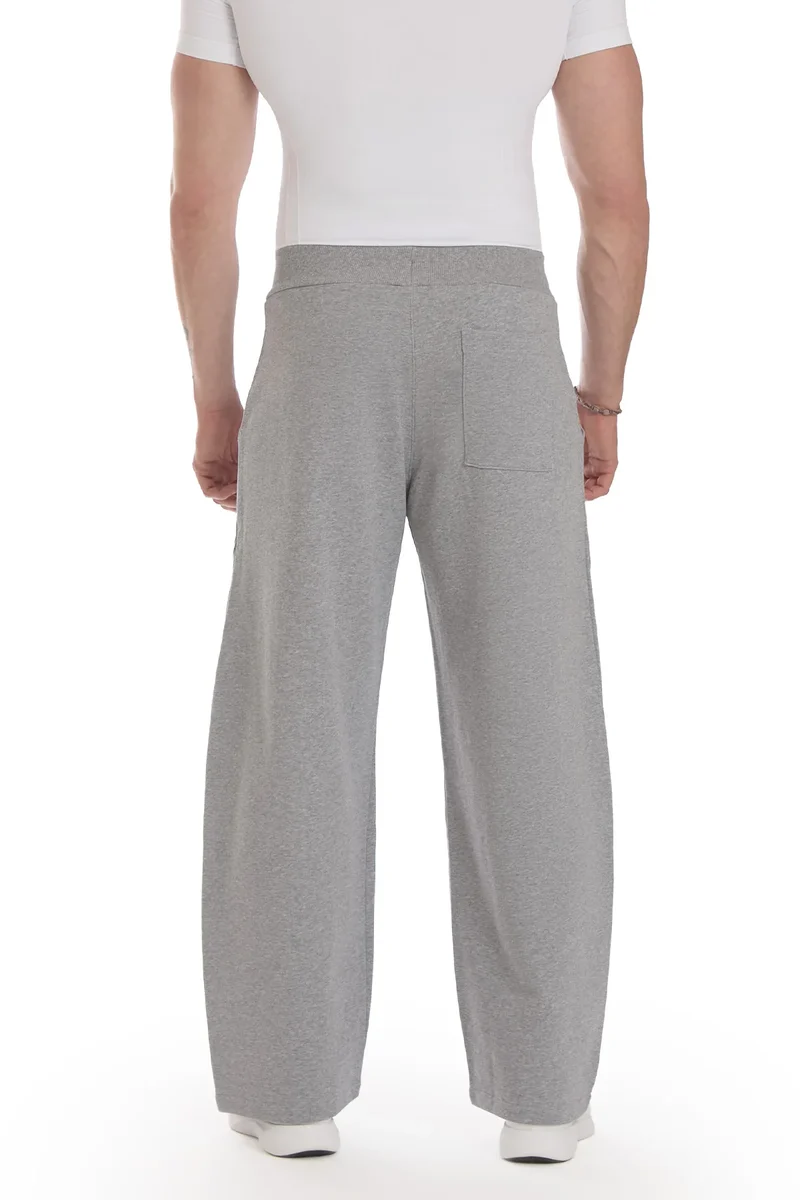 Pantalone Uomo Baggy Grigio Chiaro