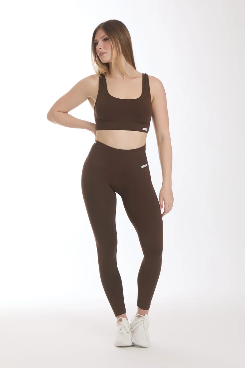 Completo Soft Push Up Onyx Cioccolato (Top + Leggings)
