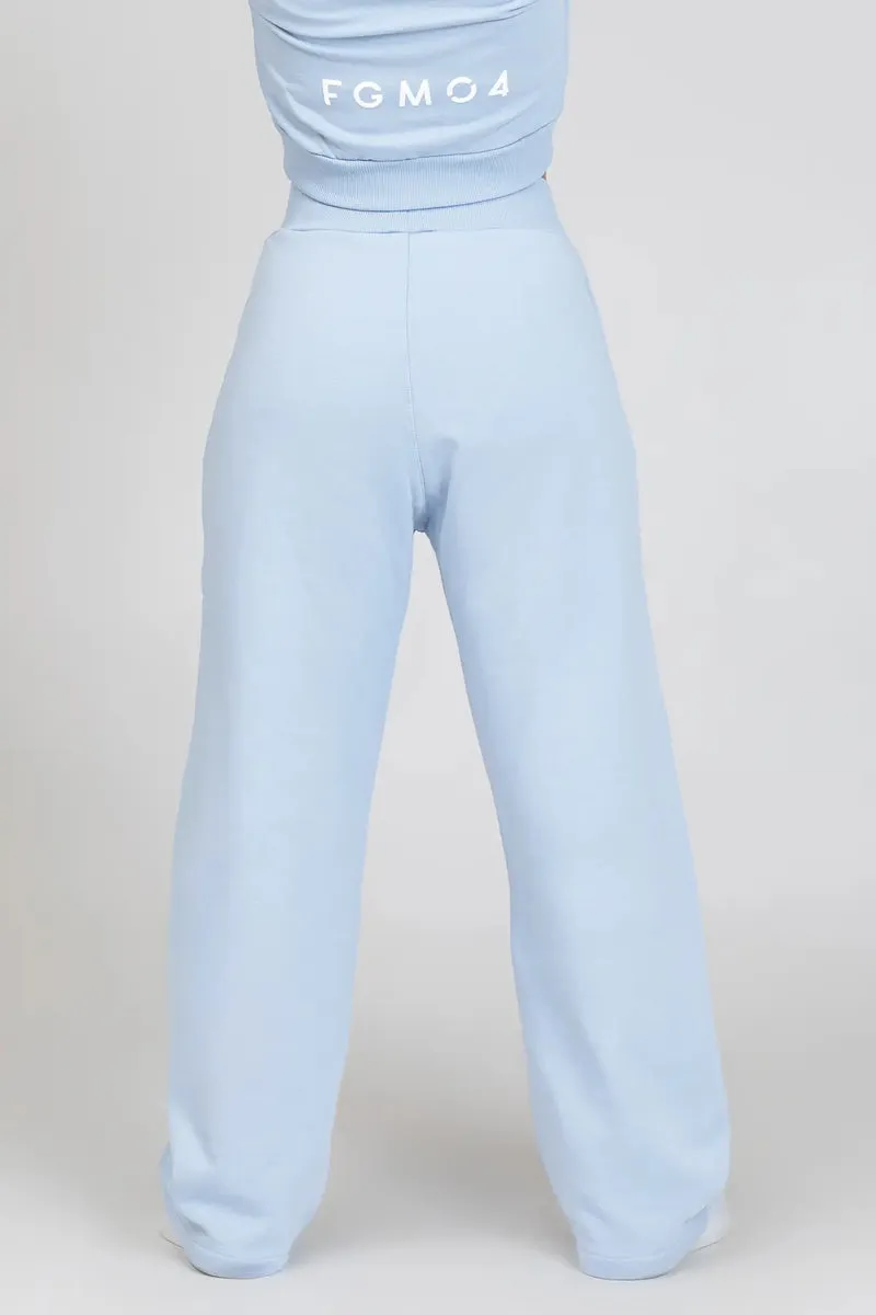 Pantalone Donna Baggy Ikonic New Celeste