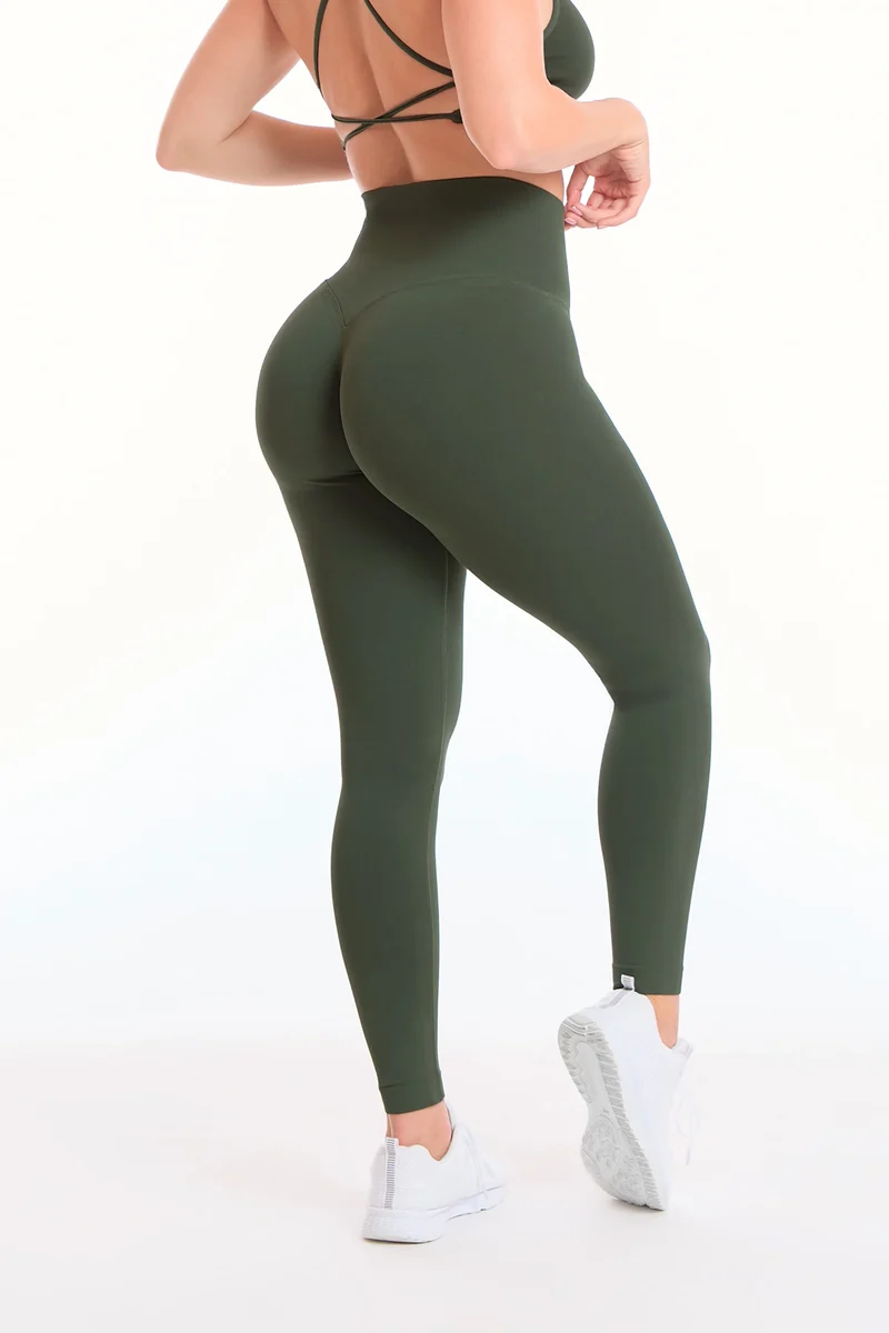 Leggings Soft Push Up CryoFIR Verde Militare