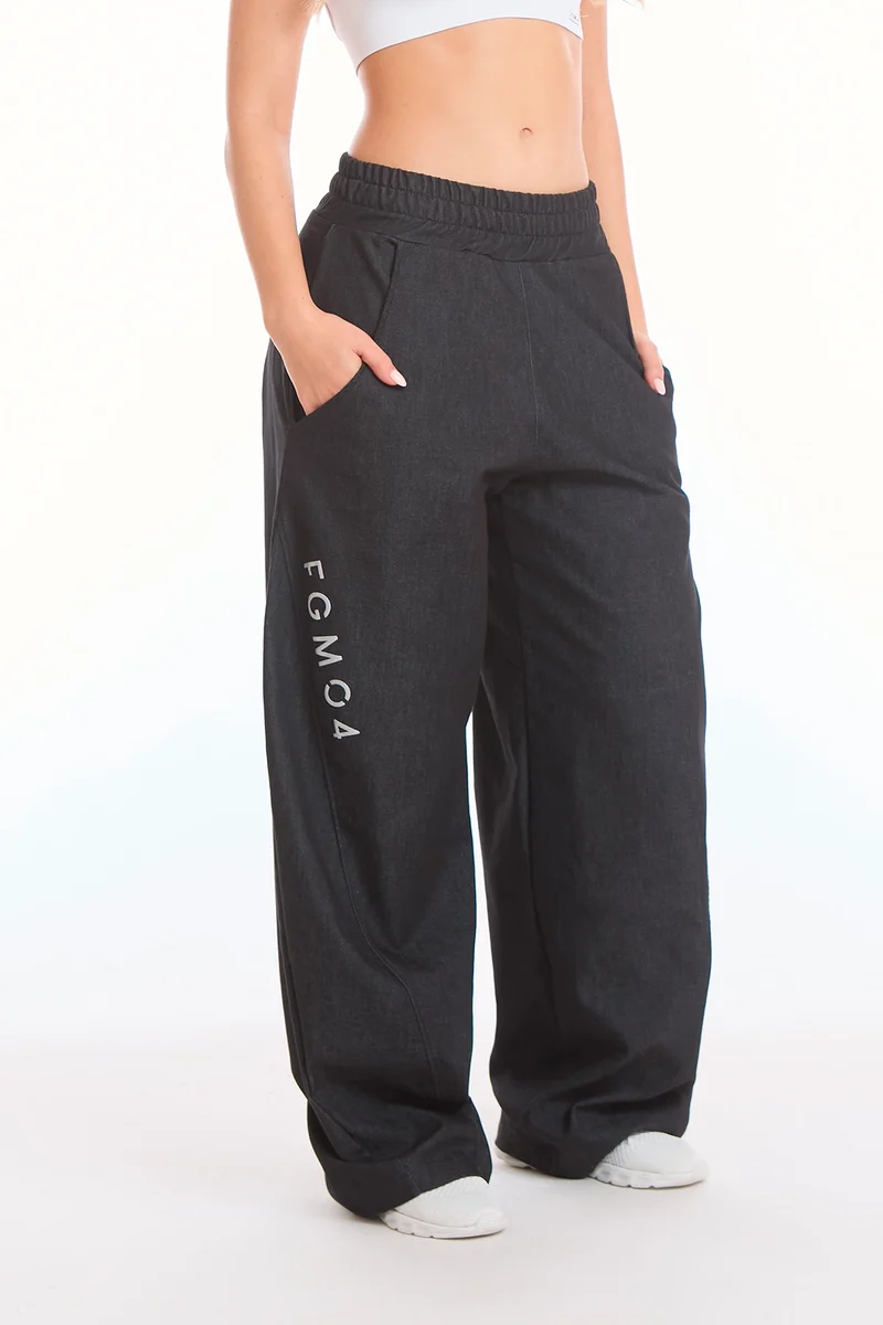 Pantalone Baggy Jeans Nero 2.0