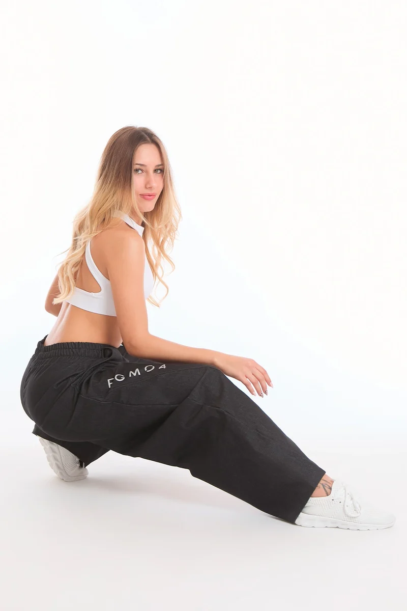 Pantalone Baggy Jeans Nero 2.0