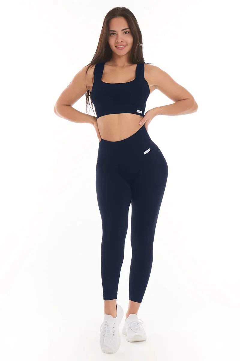Completo Soft Push Up Onyx Blu Notte (Top + Leggings)