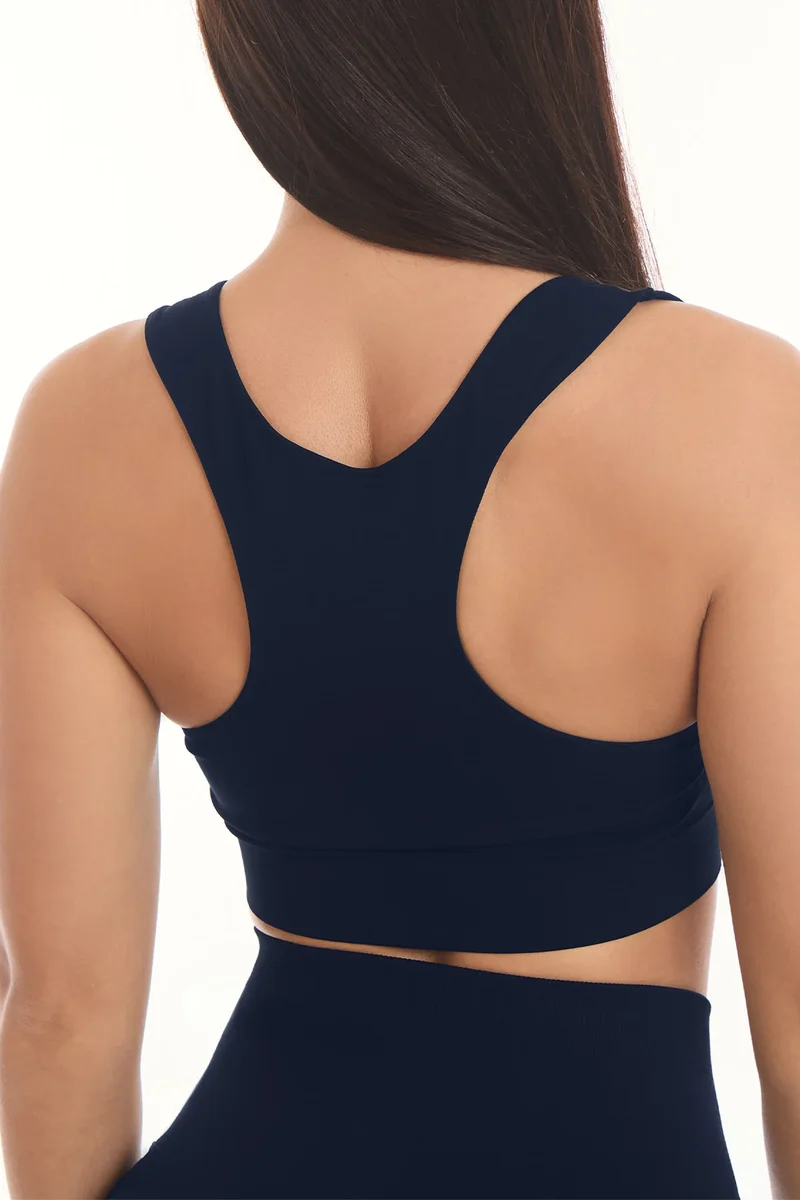 Completo Soft Push Up Onyx Blu Notte (Top + Leggings)