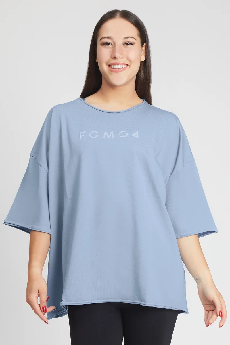 Maglia Donna WorkOut Extra Large New Celeste